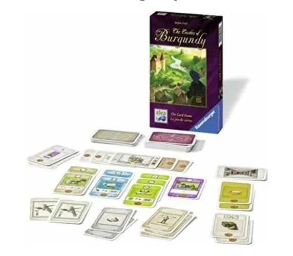 Board game Castles of Burgundy (jogo se cartas)