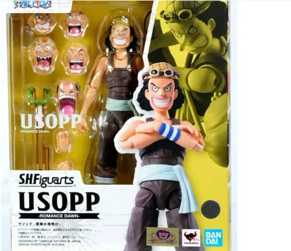 Figura de ação S.H.Figuarts Usopp -Romance Dawn-