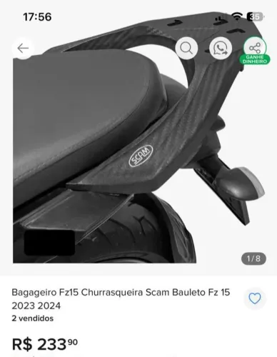 Churrasqueira scam fz15 2023