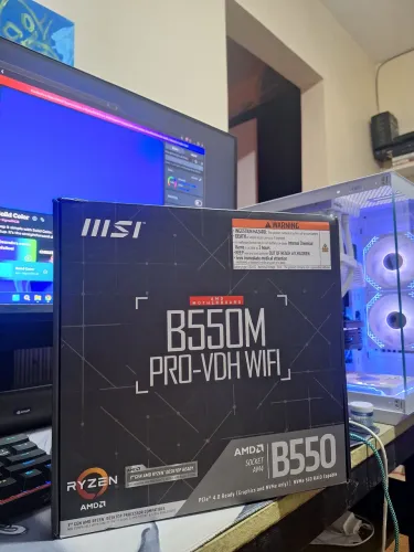 Placa mãe msi b550 pro vdh wifi am4 nova lacrada 1 ano de garantia 