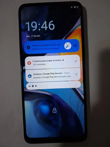 Motorola G22, com 128gm de memoria