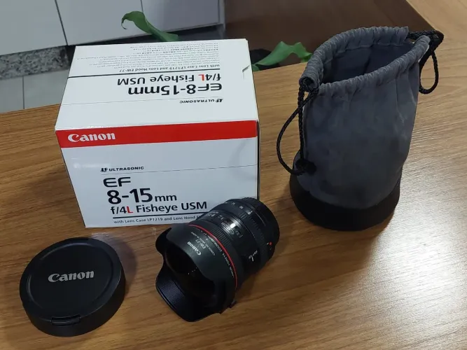 Lente Canon EF 8-15mm f/4L Fisheye USM