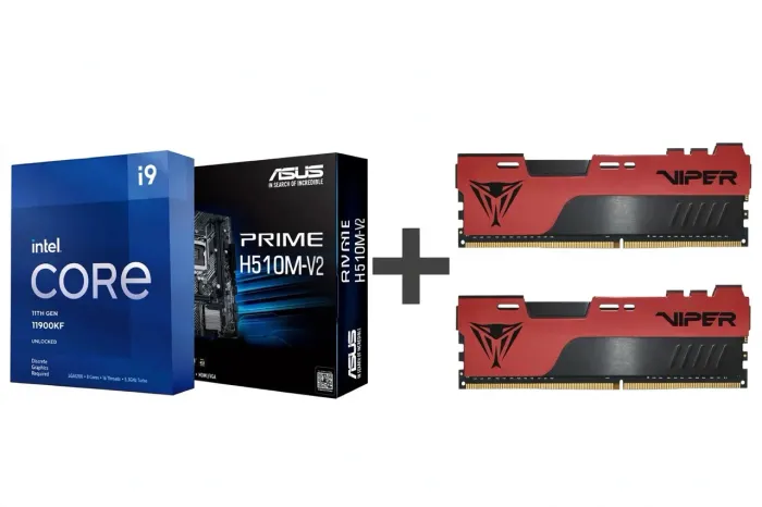 Kit i9-11900KF + ASUS PRIME H510M-V2 + 32GB Patriot Viper DDR4