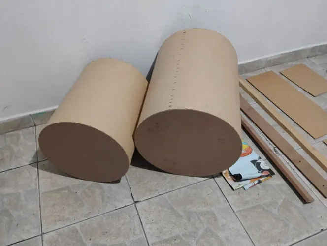 Kit festa redondo pegue e monte mdf