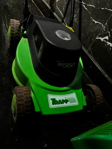 Cortador de grama elétrico Trapp WM 350 de 1100W e cor verde/preto