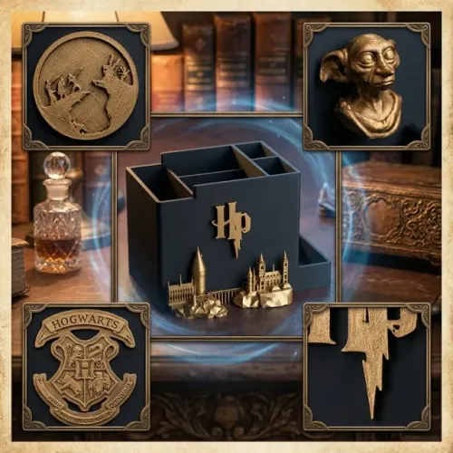 Organizador de Mesa Harry Potter Hogwarts 9 Compartimentos