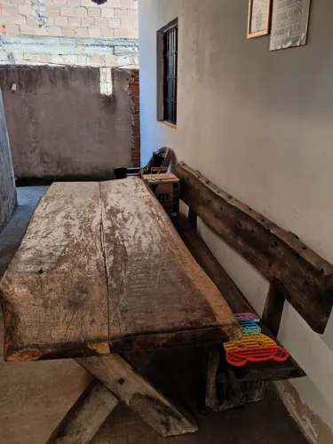 Mesa rústica 