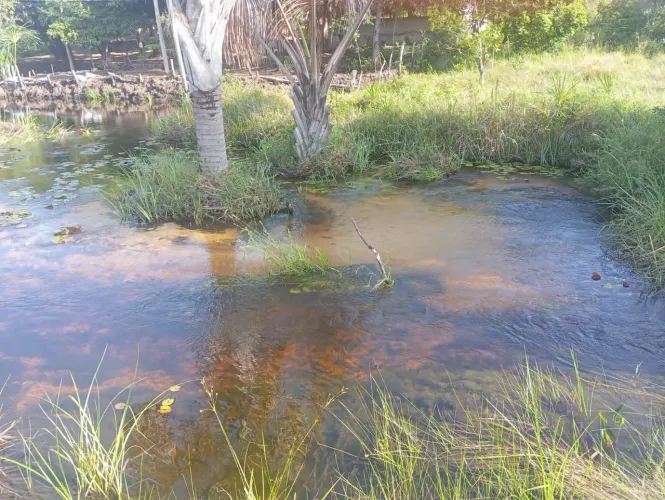 Terro com rio em Barreirinhas, passagem do canto