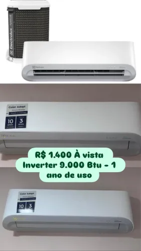Ar condicionado Inverter 9.000 Btu