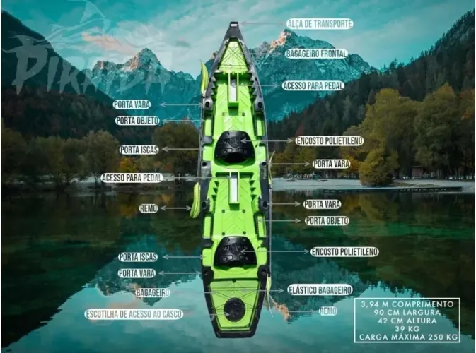 Caiaque Piraíba Duplo Novo