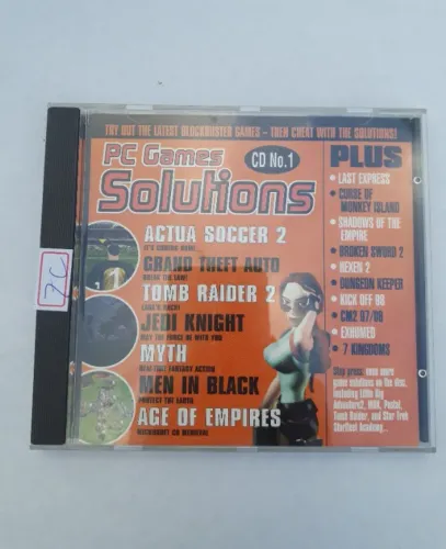 cd de jogo pc games solutions soccer tom raider mith original e + 7c