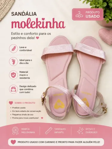 Sandália Molekinha 