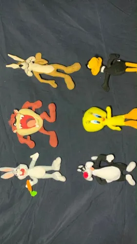 Mini Pelúcias dos Looney Tunes Coleção Mac Donald's
