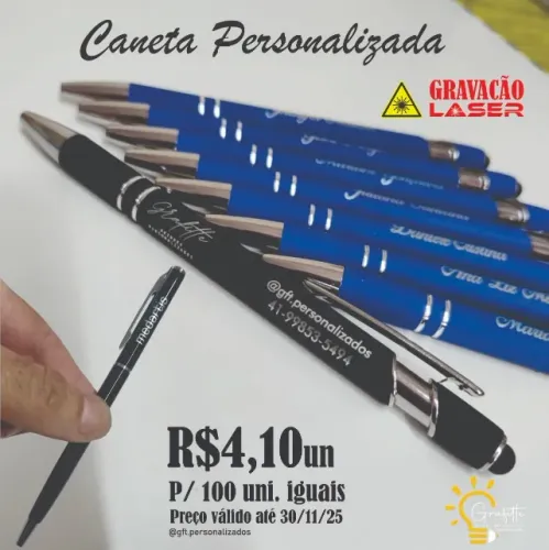 Caneta Brinde - Gravação laser!!
