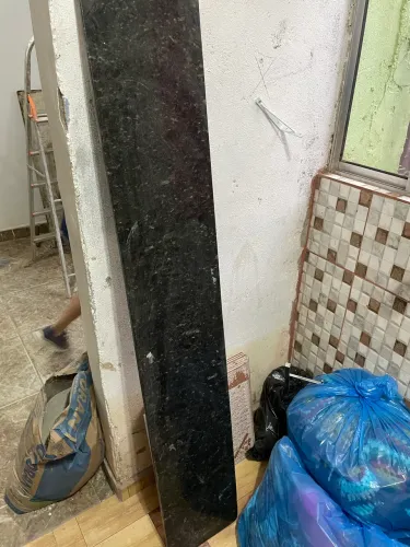 Granito Preto usado para bancada / soleira / nicho