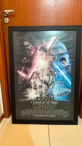 Quadro Poster Cinema StarWars Emoldurado