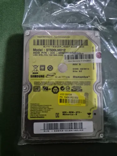 HD SATA SAMSUNG 500Gb 2,5"
