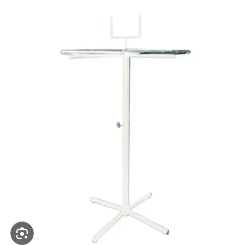 Arara de chão em T - base branca 