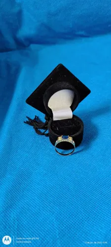 ANEL DE FORMATURA DE OURO 18K