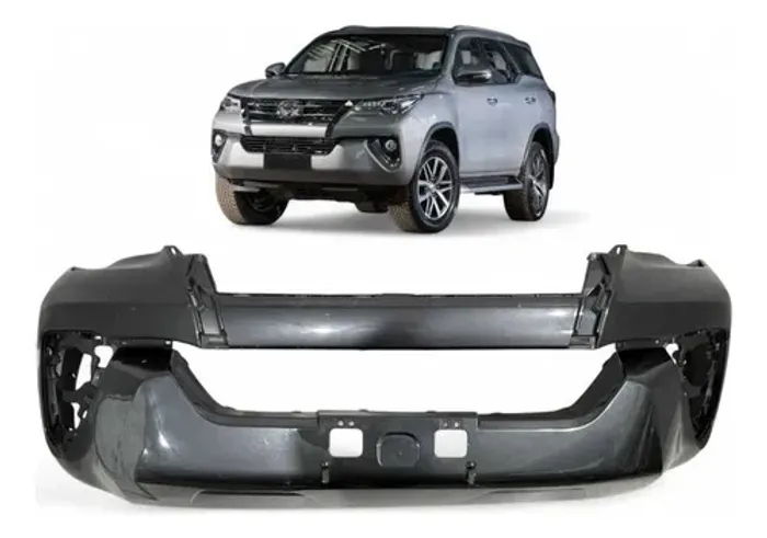 Parachoque Dianteiro Toyota Hilux Sw4 2016 A 2019 Original Cinza