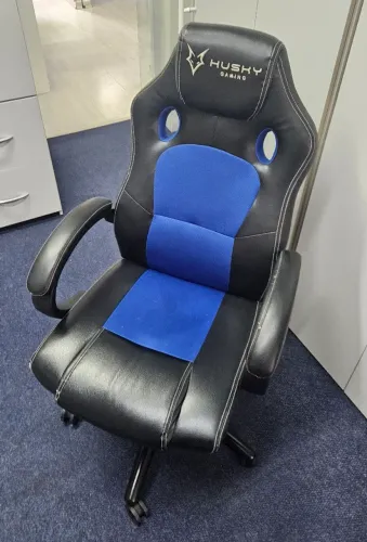 Cadeira Gamer Husky Gaming Snow Cores Preto e Azul
