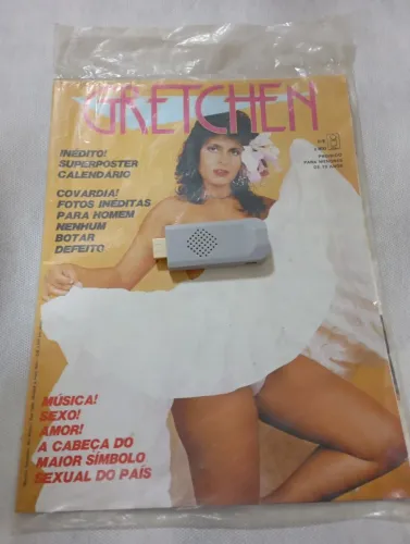Pôster gigante da Gretchen, muito raro