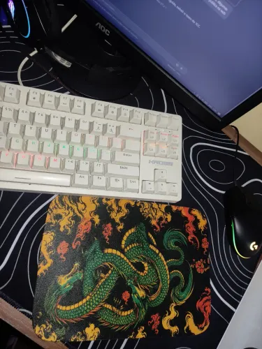 Mouse Pad Gamer 25x18cm Dragon
