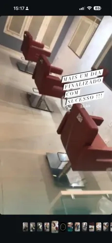 Cadeiras de cabeleireiro para salão
