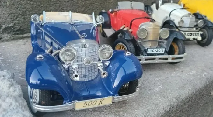 TRIO de Miniaturas Mercedes Clássica 1/18