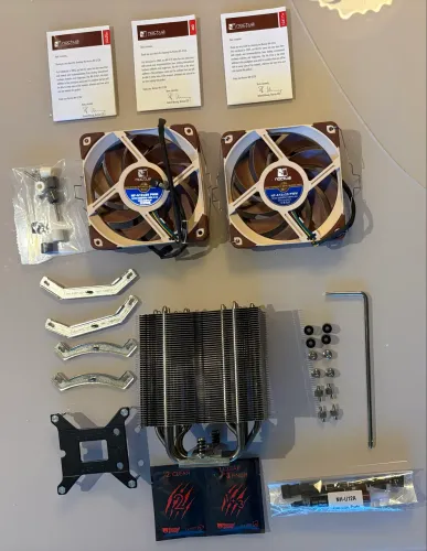 Cooler Noctua NH-U12A Premium 2x NF-A12x25 Intel AMD Completo