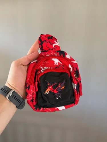 Bolsa transversal infantil dinossauro estilosa