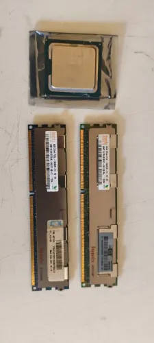 Memória ram ddr3 2x 4gb EEC + Processador Xeon e5 2420v2