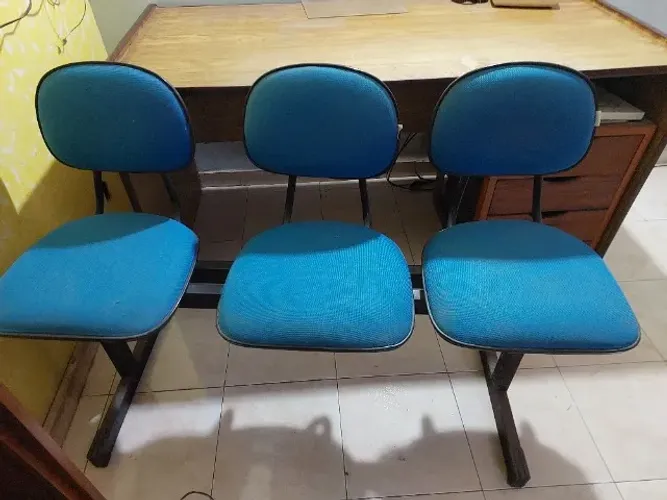 banco de tres lugares para recepção