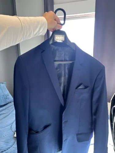 Blazer + calça social Docthos azul