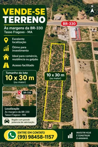 Terreno Tasso Fragoso br330