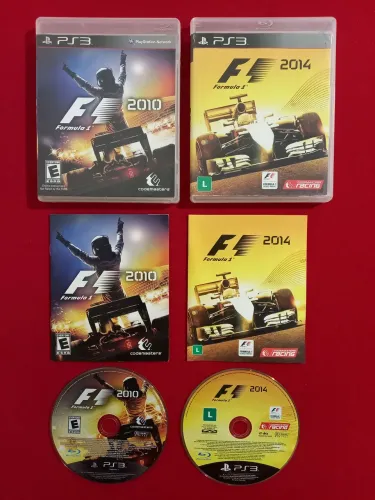 Fórmula 1 F1 2010 / Fórmula 1 F1 2014 - 95,00 os dois juntos ( lote )