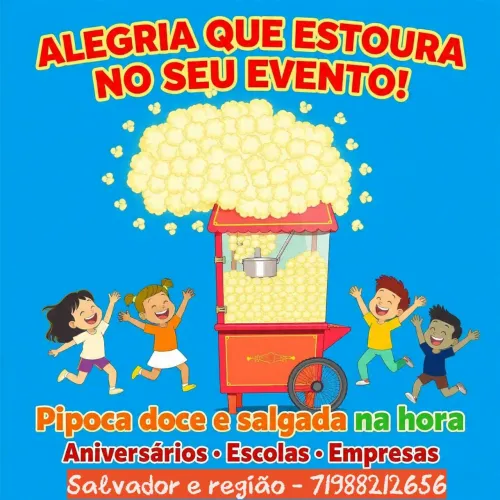 PIPOCA QUENTINHA NO SEU EVENTO!
