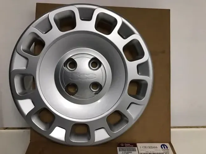Calota Fiat 500 Novo Original K1tr13gsaaa Cinza