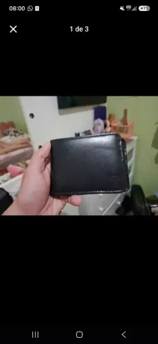 Carteira de couro Wallet