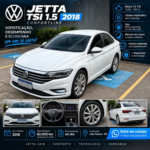 Volkswagen Jetta Comfort. 250 TSI 1.4 Flex 16V Aut. 2018