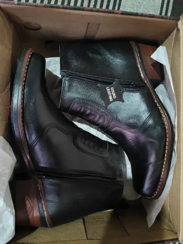BOTA COUNTRY ZIPER 100% COURO N.41