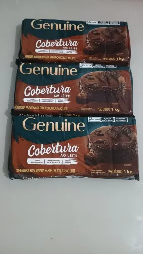 Cobertura de chocolate ao leite Genuine