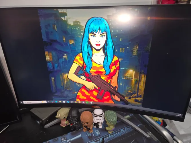 Monitor Gamer Curvo AOC Agon Quad 32, 31.5 165hz 1ms
