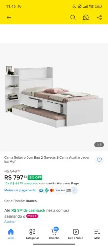 Bicama Solteiro