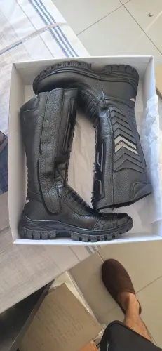 Bota cano longo, tam 40 preto