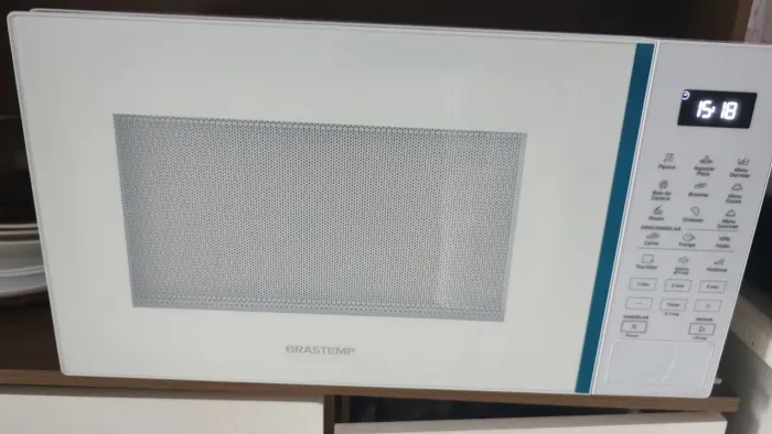 Micro-ondas Brastemp 32L Branco com Menu Gourmet - BMS46AR