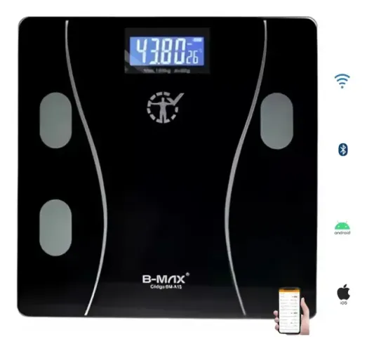 Balança Digital Bioimpedância B-Max BM-A15 180KG - WZetta