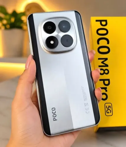 Poco M8 Pro 5G 512GB 12GB PRATA --Xiaomi Original Novo com e Garantia