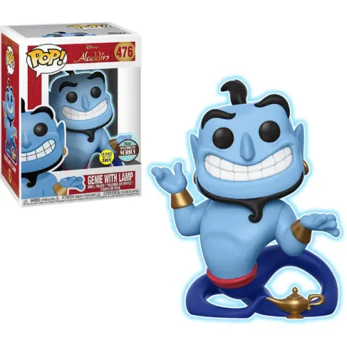 Funko Pop Disney Aladdin Genie With Lamp 476 GITD Genio da Lampada