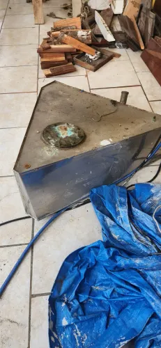 Tanque combustível inox